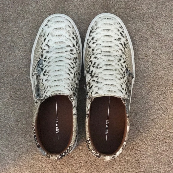Snakeskin Slip-On Sneakers - Picture 3 of 3